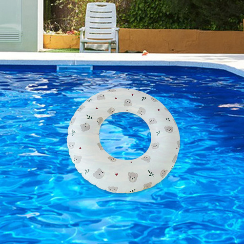 P Anillo De Natación Para Niños, Oso Interior 21cm