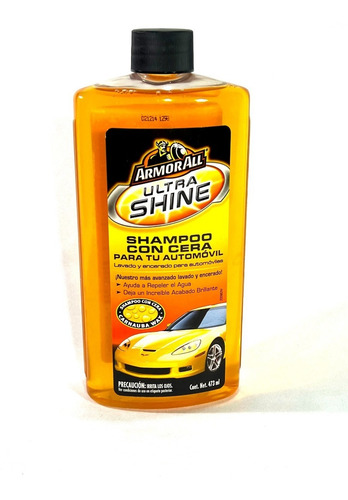 Shampoo Armorall Concentrado + Cera Ultra Brillo 473ml S44