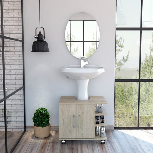Combo Reflekta 47 Mueble Lavamanos Bath 300 + Espejo Napoli