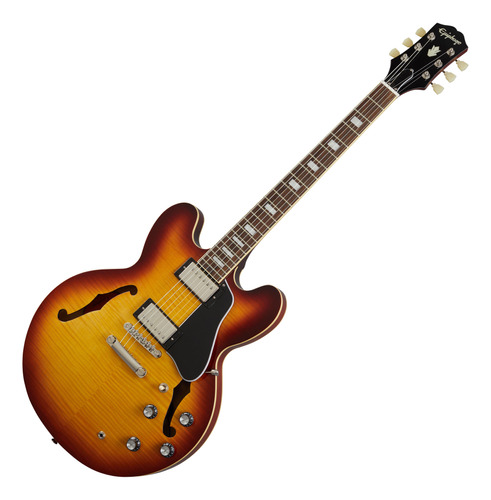 Es-335 Figured Guitarra Electrica Raspberry Tea Burst Epipho