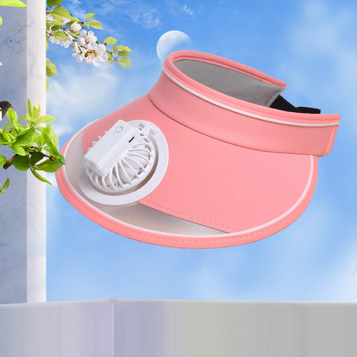 Gorro En L Con Ventilador Para Mujer, Sombrero Con Visera Pa