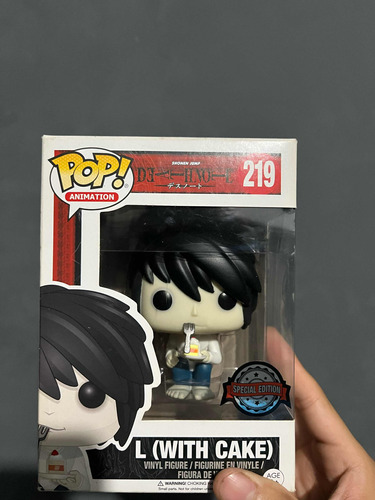 Funko Pop L With Cake Death Note
