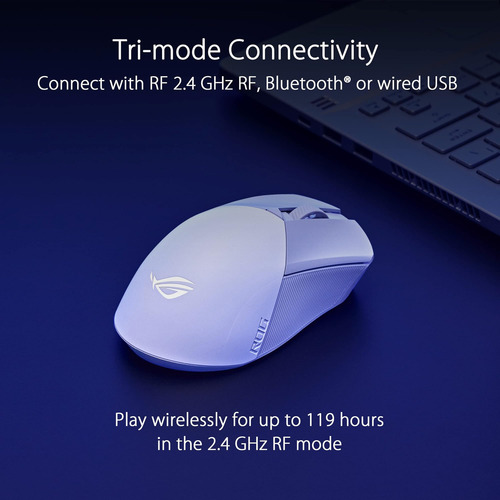 Asus Rog Gladius Iii Wireless Gaming Mouse, Dpi, 6 Botones,