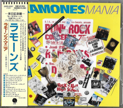 Ramones Cd Ramonesmania Cd Japones Obi Japan