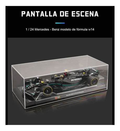 Coche Mercedes-benz Amg F1 1/24 Bburago W14 44 #hamilton 202