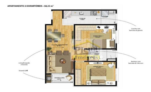 Imagem 8 de 30 de Apartamento Residencial À Venda, Vila Magal, Monte Mor. - Ap0882