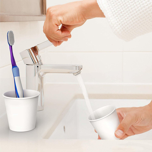 4 Onzas De Uso MĂșltiple Tazas De Papel Blanco (50 Quilates)