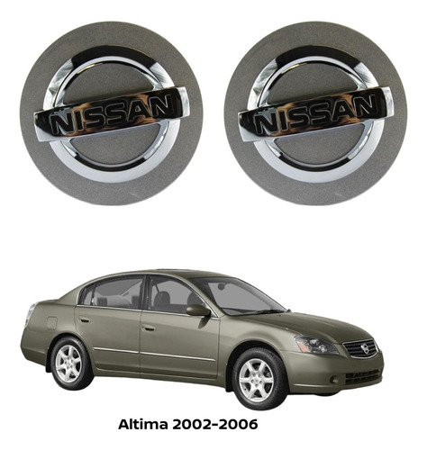 Tapita Centro De Rin 2pz Altima 2002-2006 Nissan