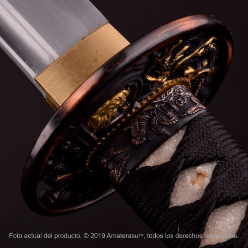 Imagen 6 de 10 de Katana Wakizashi Kensei Takeo Templado Al Aceite Full Tang