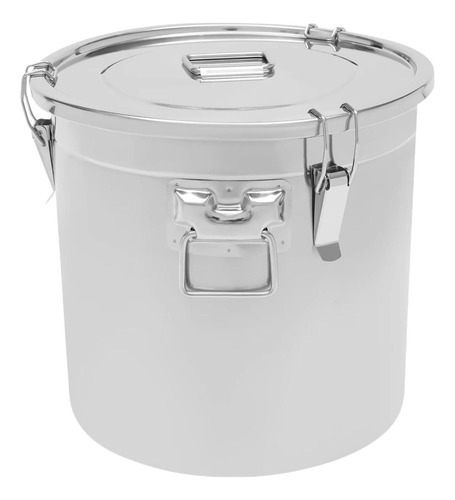 L Cubo De Acero Inoxidable, Contenedor De Granos De 6 L