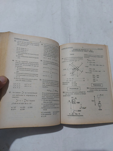 Libro De Examenes De Admision Uni 85 Al 98 (Usado)