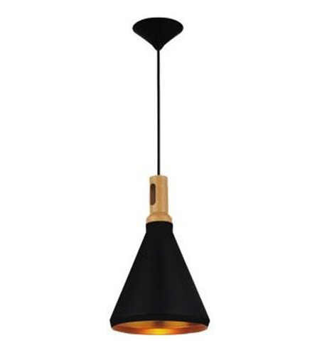 Pendente Aloeu Mantra 30365 Preto E Dourado