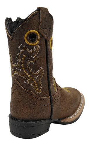 Bota Vaquera Para Niño Richard West 100 Camel (12.0 - 14.5)