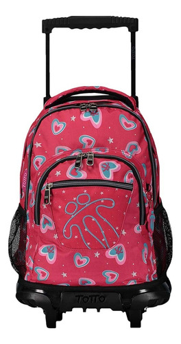 Mochila Rodante Totto Bomper Renglon 1920p-5i4 Rosa Color None