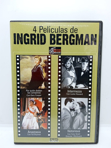 Imagen 2 de 6 de 4 Películas De Ingrid Bergman - Colección Cine Club - Dvd