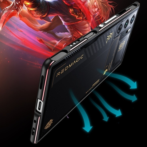 Funda Con Borde Metálico Y Temática Aurora For Zte Nubia