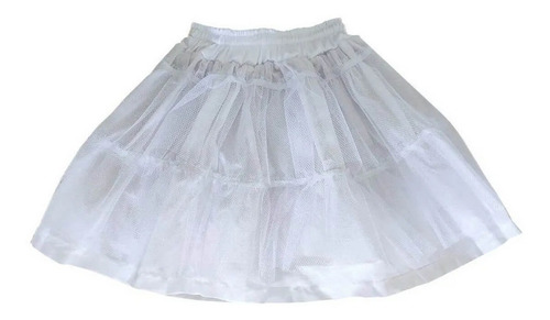 Kit Vestido Azul Serenity Tule + Saia Filó + Laço Cabelo