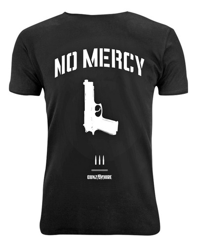 Imagen 1 de 1 de Polera No Mercy - Gunz For Hire