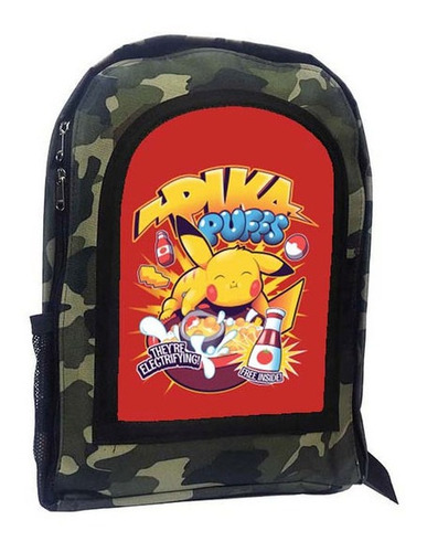 Mochila Camuflada Pikachu A113