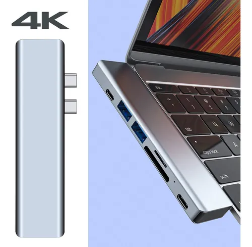 Hub Macbook Pro E Air Thunderbolt Hdmi 4k Adaptador Usb c Pd
