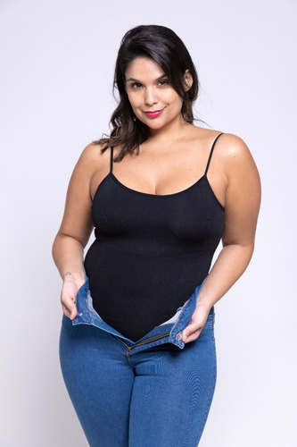 Regata Feminina Modeladora Slim Sem Costura Underwear Cinta
