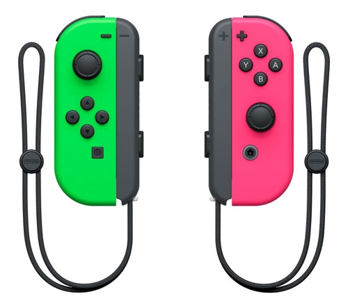 Joy - Con Controllers Neon L Green R Pink - Nintendo Switch