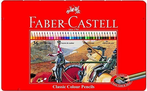 Lápices Faber Castell 36 Colores Clásicos