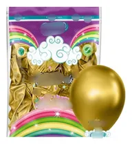 Comprar 1 Bolsa Globos Latex #5 Cromados Con 100 Globos Qwao