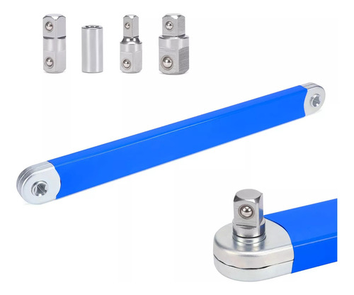Llave De Extensión Con Adaptadores De 1/2 1/4 Y 3/8 Pulgadas