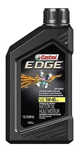 Aceite de motor Castrol EDGE Turbo Diesel 5W-40 en garrafa de 5