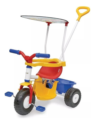 Triciclo Paseo Rondi Bebe Niños Con Techo Sujetador Jeg 3510