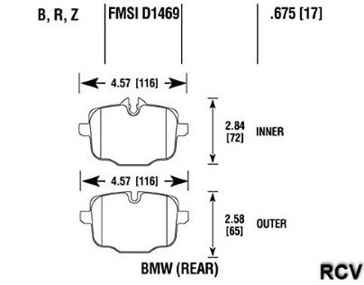 Balatas Disco  Trasera Para Bmw 750i Xdrive  2021