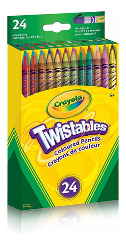 24 Lápices De Colores Crayola Twistables