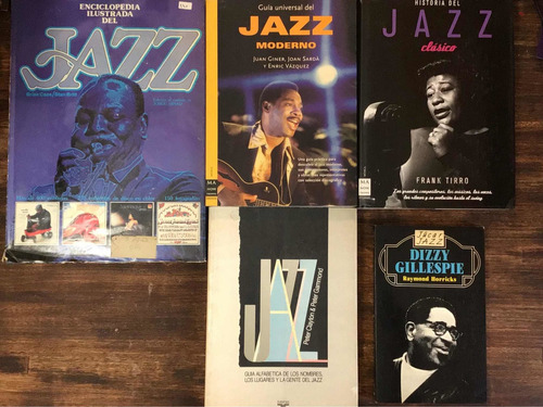 Imagen 1 de 3 de Lote Enciclopedia Ilustraddel Jazz Gillespie Historia Guía