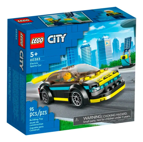 Deportivo Eléctrico Auto Para Armar Lego Febo