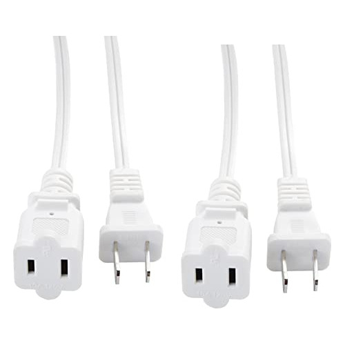 Paquete De 2 Cables De Extensión Polarizados De 5 Pies, 2 Cl