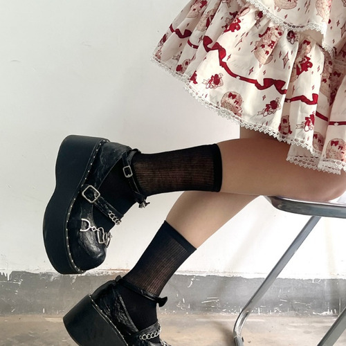 2 Pares De Calcetines Finos A Media Pantorrilla De Algodón T