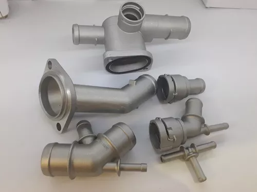 Kit 6 Flange Conexão Alumínio Arrefecimento Vw Golf 2.0 Apk