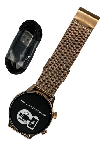 Reloj Smartwatch Colmi I30 Gold Milan 1.36  Ip68 Sport Fhd