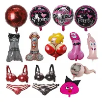 Comprar Kits 14 Globos Para Fiesta Despedida De Soltera Mujer Sexy