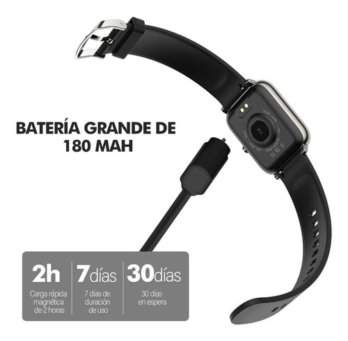 Imagen 2 de 2 de Smartwatch P22 Reloj Inteligente Deportivo Ip67 Bluetooth