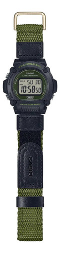 Reloj Casio Illuminator Digital W-219hb-3avcf Caballero Ts