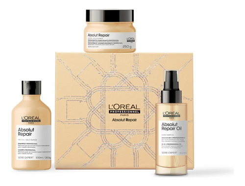 Kit Repair Shampoo Máscara E Óleo L´oréal Professionnel