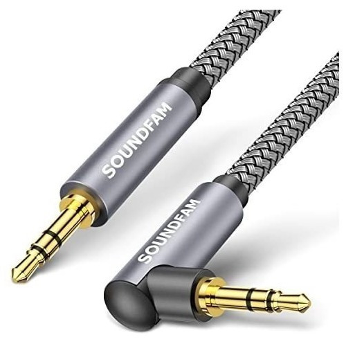 Soundfam Cable Aux De 90 Grados De 0.138 in [10 Pies/9.8 ft,