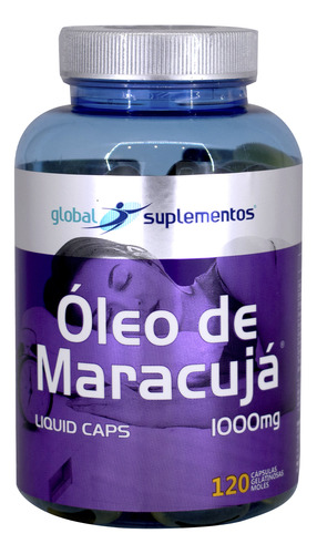 Óleo De Maracujá 1000 Mg 120 Cápsulas