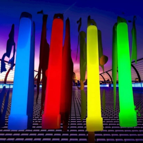 Paquete De 5 Barras Cyalum Color Neon