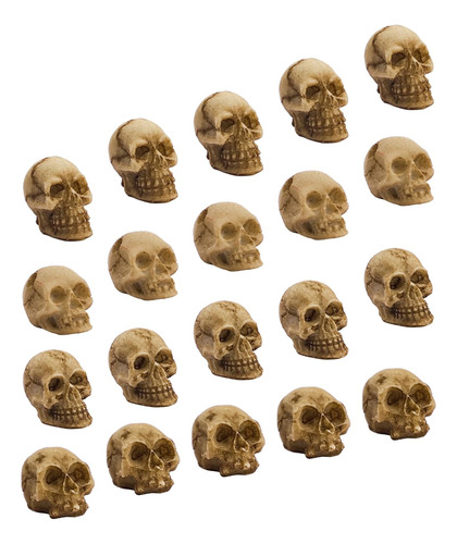 Mini Figuras De Calavera De Halloween, Cabeza De Esqueleto E