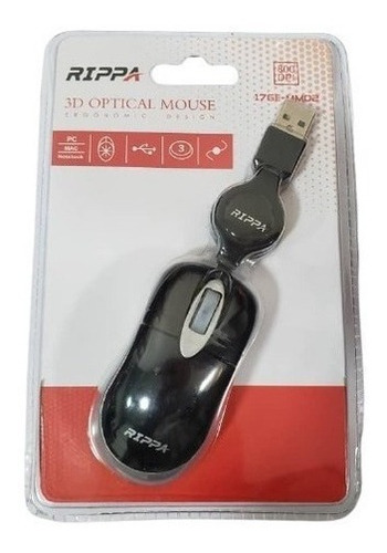 Mouse Rippa Optical Retráctil X5