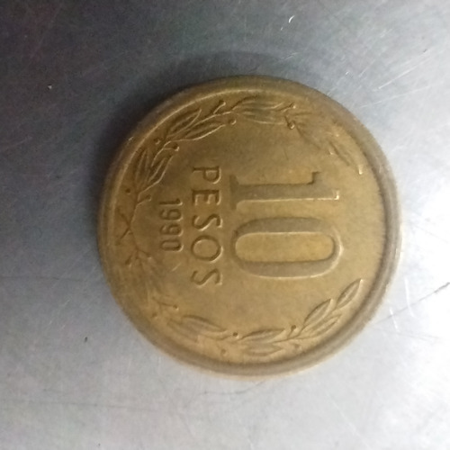 Moneda 10 Pesos 1990 