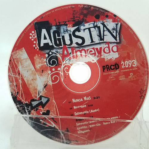 Agustin Almeyda - Nunca Mas - Entrevista Cd Single - Ex 